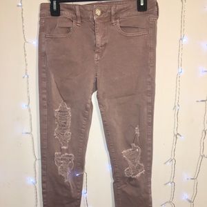 American Eagle Blush Jeggings